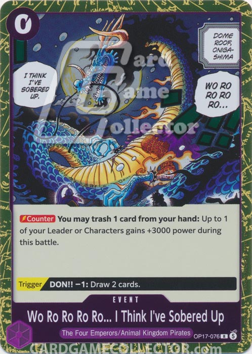 One Piece TCG (2022): Wo Ro Ro Ro Ro    I Think I've Sobered Up