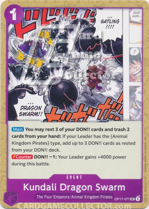 One Piece TCG (2022): Kundali Dragon Swarm