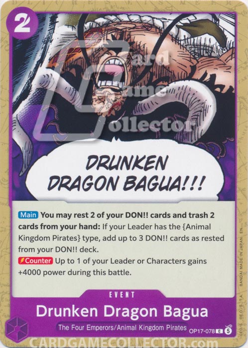 One Piece TCG (2022): Drunken Dragon Bagua