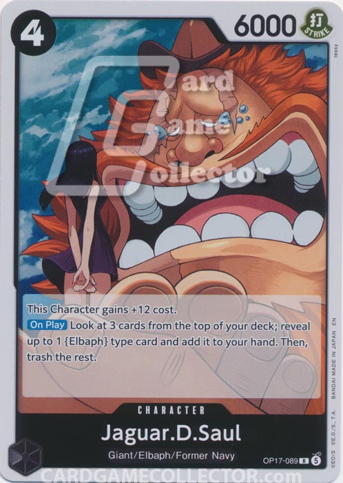 One Piece TCG (2022): Jaguar D. Saul
