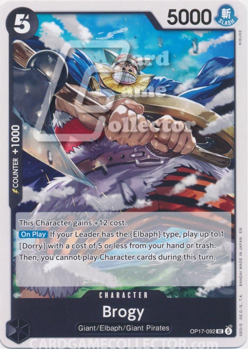 One Piece TCG (2022): Brogy