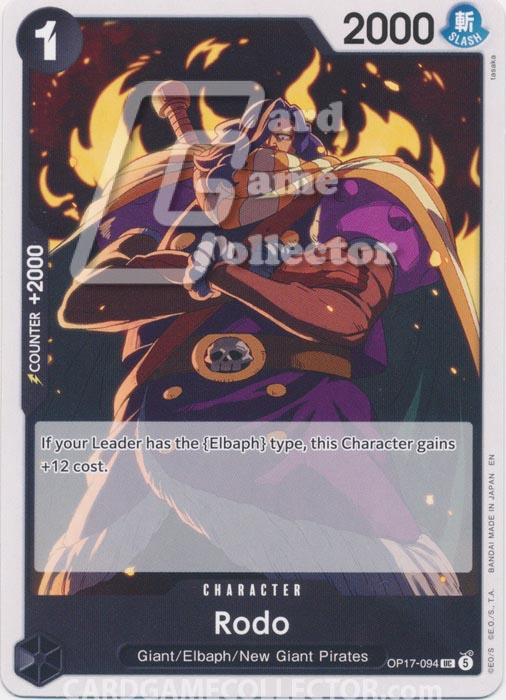 One Piece TCG (2022): Rodo