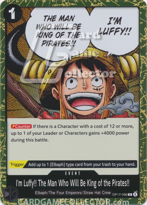 One Piece TCG (2022): I'm Luffy!! The Man Who Will Be King of the Pirates!!