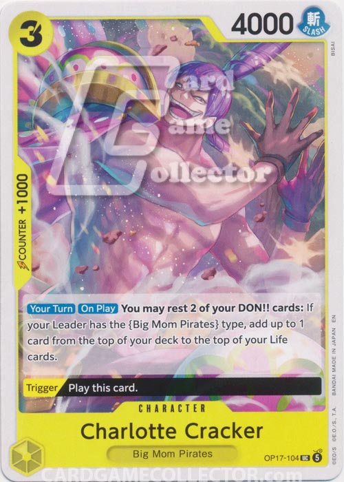 One Piece TCG (2022): Charlotte Cracker