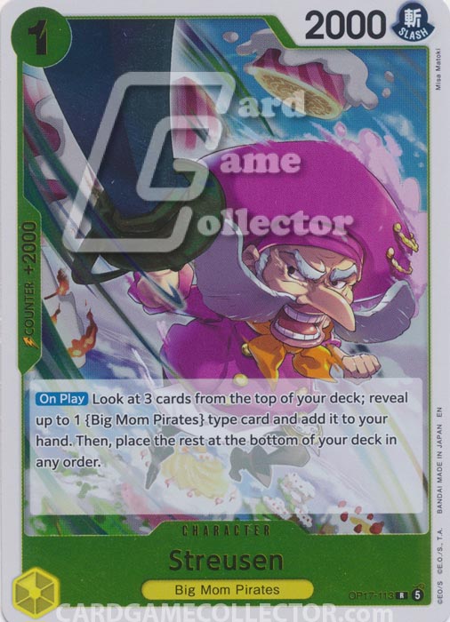One Piece TCG (2022): Streusen