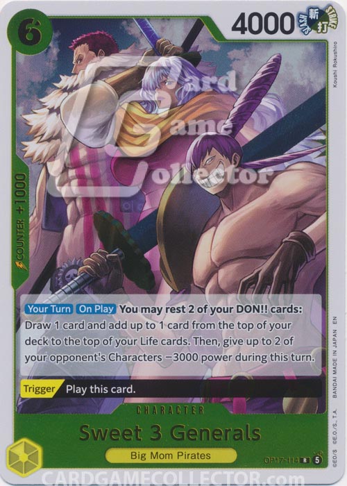 One Piece TCG (2022): Sweet 3 Generals