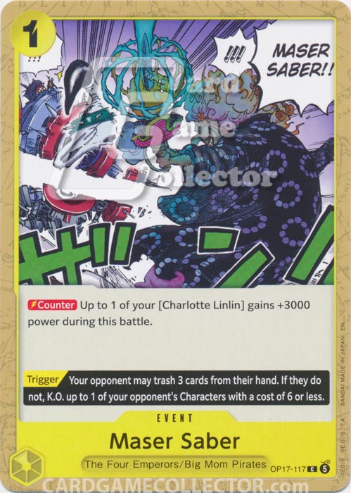 One Piece TCG (2022): Maser Saber