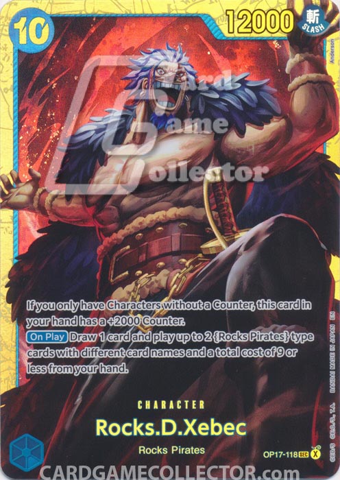 One Piece TCG (2022): Rocks D. Xebec