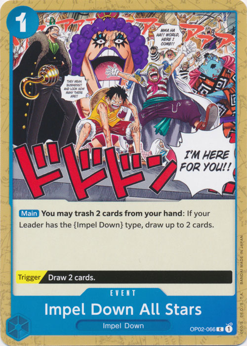 One Piece TCG (2022): Impel Down All Stars