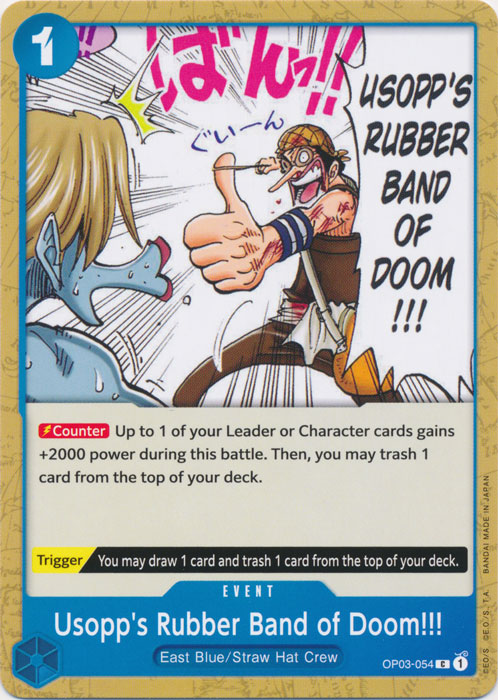 One Piece TCG (2022): Usopp's Rubber Band of Doom!!!