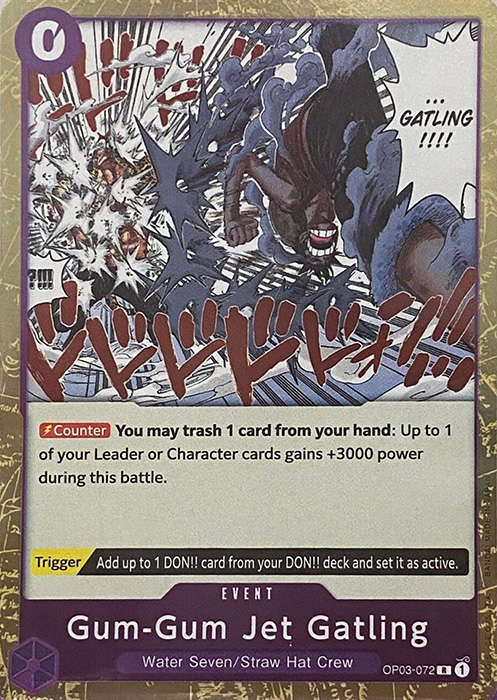 One Piece TCG (2022): Gum-Gum Jet Gatling