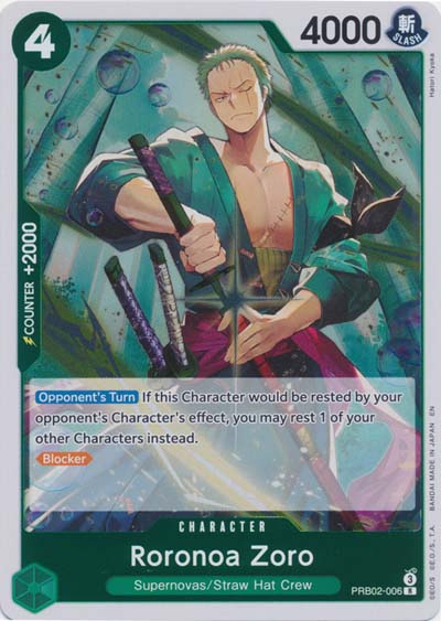 One Piece TCG (2022): Roronoa Zoro