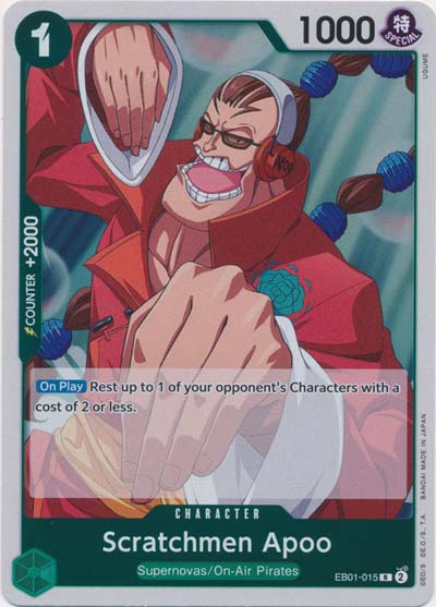 One Piece TCG (2022): Scratchmen Apoo