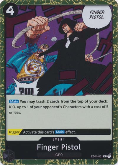One Piece TCG (2022): Finger Pistol