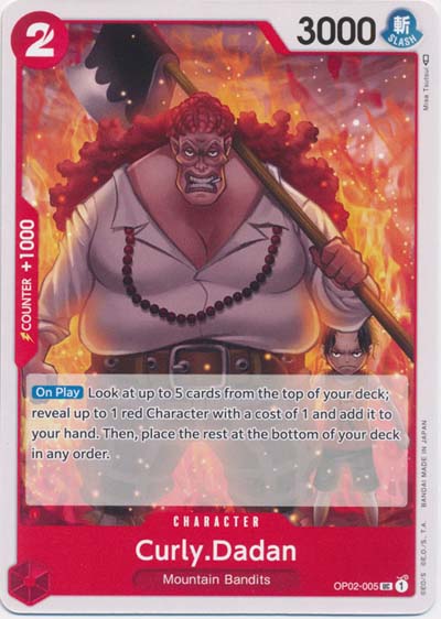 One Piece TCG (2022): Curly Dadan
