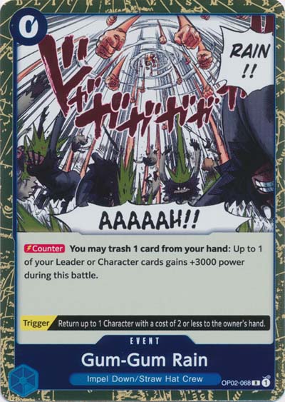 One Piece TCG (2022): Gum-Gum Rain