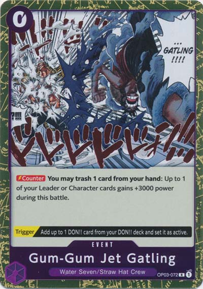 One Piece TCG (2022): Gum-Gum Jet Gatling