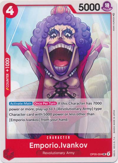 One Piece TCG (2022): Emporio Ivankov