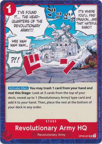 One Piece TCG (2022): Revolutionary Army HQ