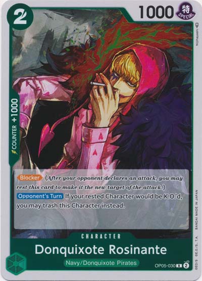 One Piece TCG (2022): Donquixote Rosinante