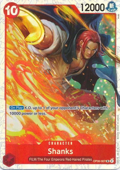 One Piece TCG (2022): Shanks