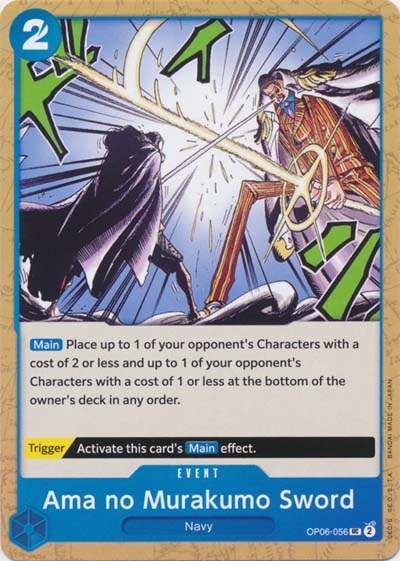 One Piece TCG (2022): Ama no Murakumo Sword