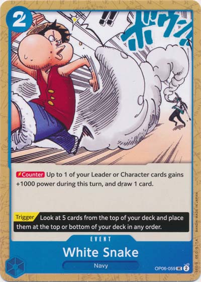 One Piece TCG (2022): White Snake