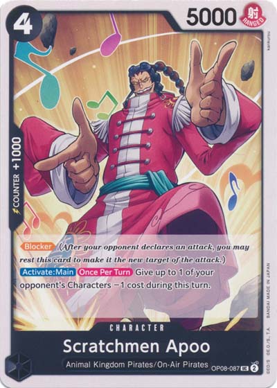 One Piece TCG (2022): Scratchmen Apoo