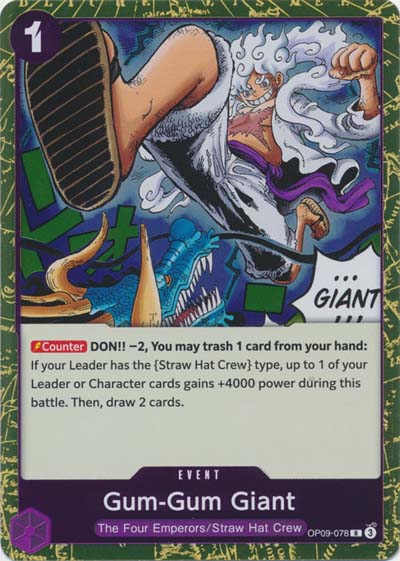 One Piece TCG (2022): Gum-Gum Giant