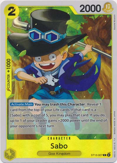 One Piece TCG (2022): Sabo
