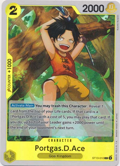 One Piece TCG (2022): Portgas D Ace