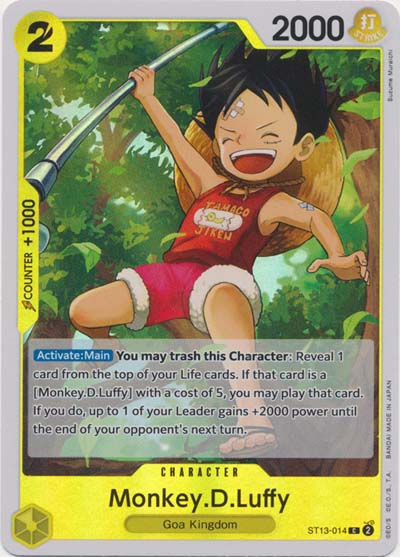 One Piece TCG (2022): Monkey D Luffy