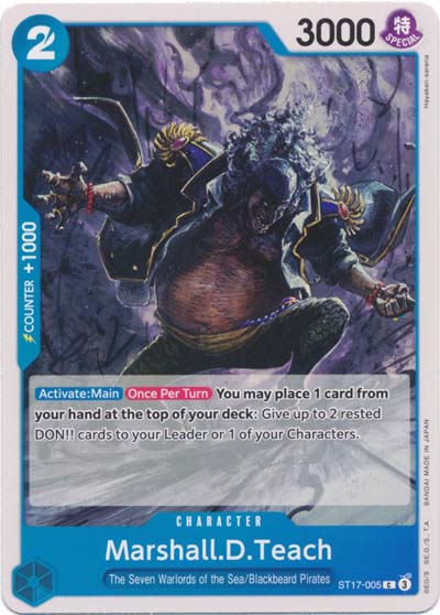 One Piece TCG (2022): Marshall D Teach