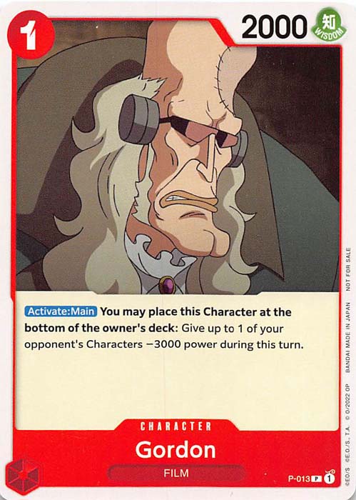 One Piece TCG (2022): Gordon