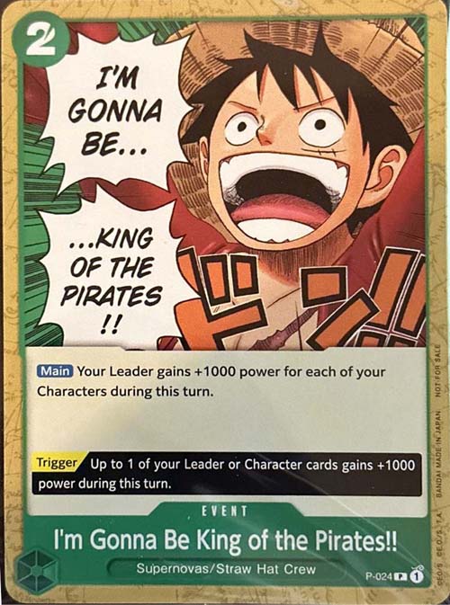 One Piece TCG (2022): I'm Gonna Be King of the Pirates!!