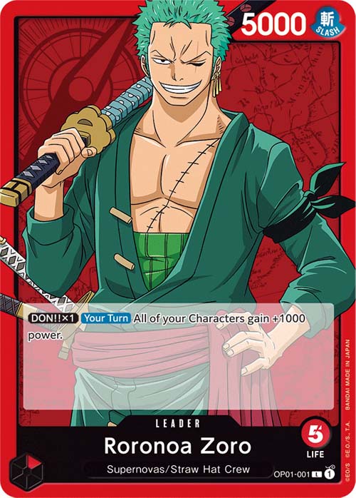 One Piece TCG (2022): Roronoa Zoro