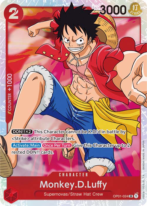 One Piece TCG (2022): Monkey D. Luffy
