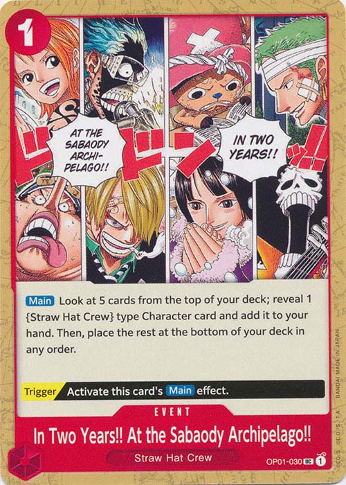 One Piece TCG (2022): In Two Years!! At the Sabaody Archipelago!!