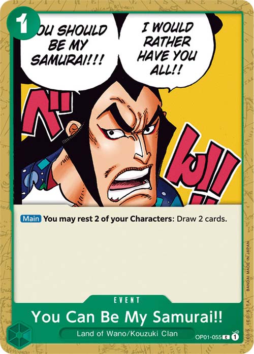 One Piece TCG (2022): You Can Be My Samurai!!