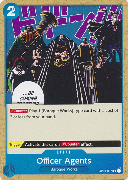 One Piece TCG (2022): Officer Agents
