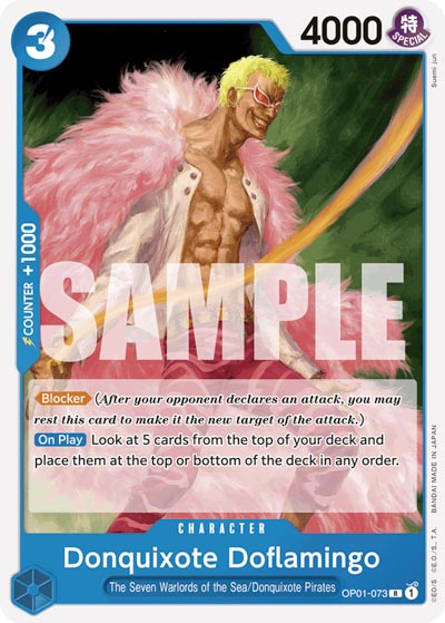 One Piece TCG (2022): Donquixote Doflamingo