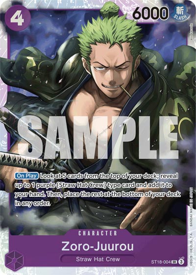 One Piece TCG (2022): Zoro-Juurou