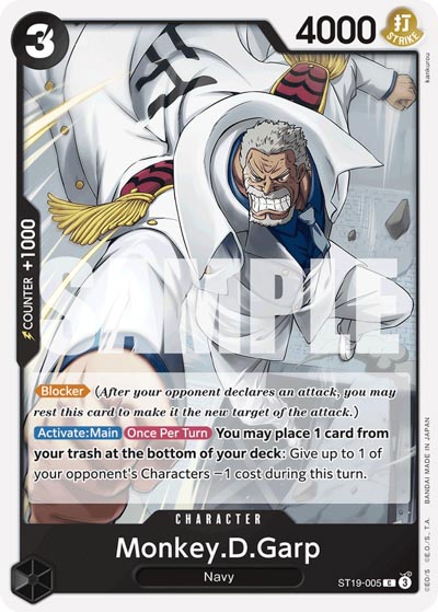 One Piece TCG (2022): Monkey D Garp