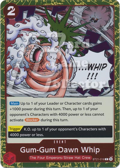 One Piece TCG (2022): Gum-Gum Dawn Whip