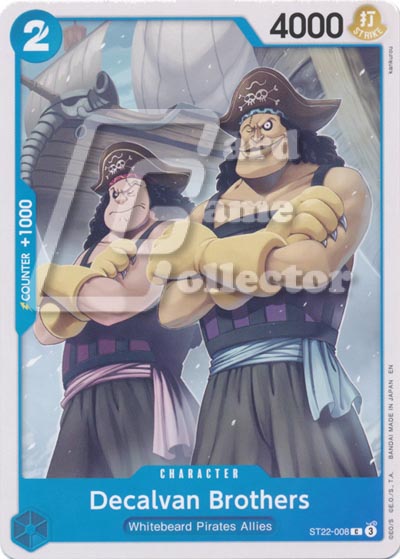One Piece TCG (2022): Decalvan Brothers