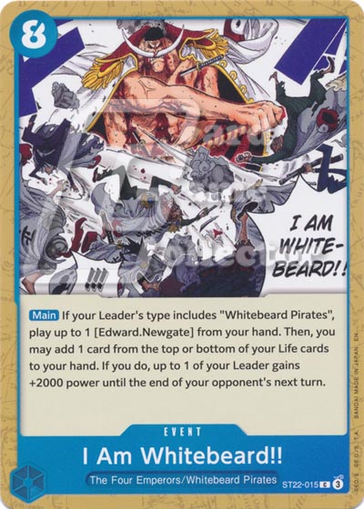 One Piece TCG (2022): I Am Whitebeard!!