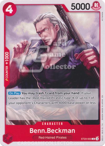 One Piece TCG (2022): Benn Beckman