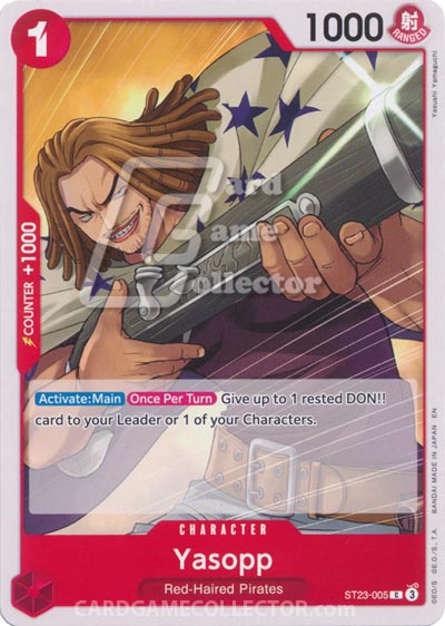 One Piece TCG (2022): Yasopp