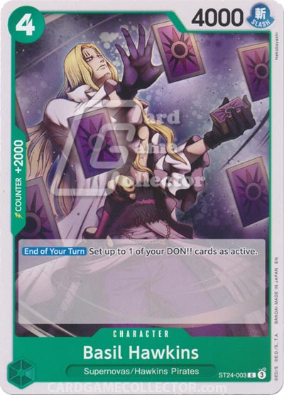 One Piece TCG (2022): Basil Hawkins