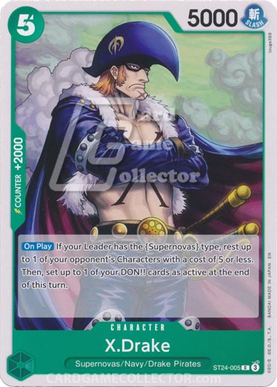 One Piece TCG (2022): X Drake